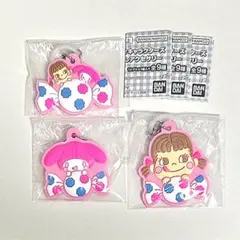 ペコちゃん サンリオ ぷっくりめじるしアクセサリー マイメロディ 3種コンプ