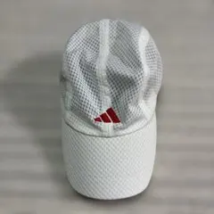 t*u様 adidas メッシュキャップ S/M ホワイト