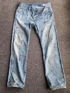 VIKER ライトブルー デニム 29 ダメージ加工