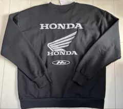 新品　4 Lサイズ　HONDA 裏起毛トレーナー　黒
