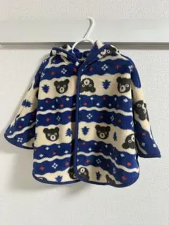 MIKIHOUSE DOUBLE.B ミキハウス　ベビー　ポンチョ