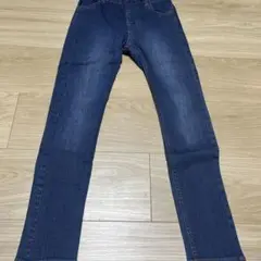 【新品未使用美品】BREEZE デニムパンツ 130サイズ ダークブルー