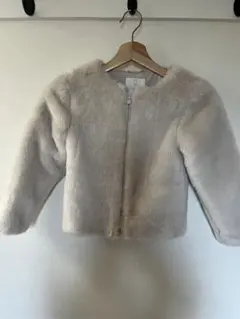 フランスの子供服　okaidi クリーム色ファージャケット