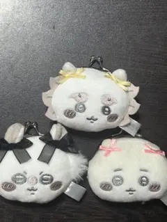 ちいかわ　ミニがまぐち〜リボン〜　(ちいかわ・モモンガ・シーサー)