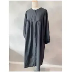 【定価¥8,690✨】フラワー柄総刺繍ワンピース ブラック