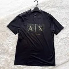 ⭐️A|Xアルマーニエクスチェンジ 半袖Tシャツ 黒 S 金ロゴ メンズ 部屋着のサムネイル