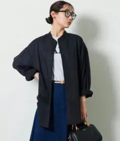 FREEKS STORE　フリークスストア　インドコットンシアーカラーシャツ　F