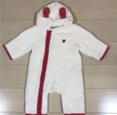 ウサギ耳付きロンパース