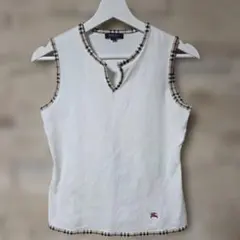 未使用♡Burberry London ノースリーブ ストレッチタンクトップのサムネイル
