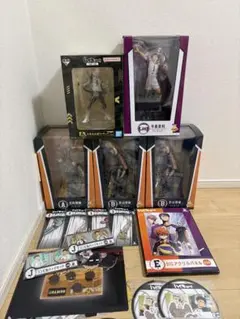 ハッピーくじ　ハイキュー　フィギュアセット