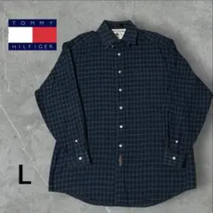 Tommy Hilfiger 長袖チェックシャツ Lサイズのサムネイル