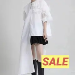 F.modern 　ロングシャツ ブラウスドレス