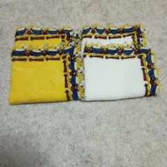 近沢レース　タオルハンカチ　卵かけご飯　2枚セット　近澤　chikazawa