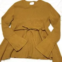 AZUL BY MOUSSY マスタードニット Mサイズ