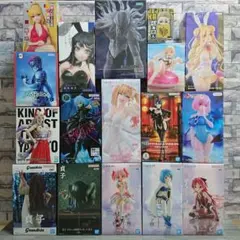 フィギュアまとめ売り17点　海夢 バニー、桜島、猗窩座、七海、リカ、まどか、貞子