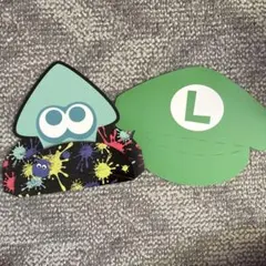スプラトゥーン イカ ルイージ サンバイザー 2点セット