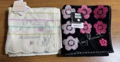 タオルハンカチ2枚セット　JILL STUART MARY QUANT