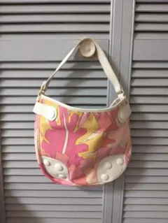 EMILIO PUCCI エミリオプッチ ピンク 総柄 トートバッグ ボストン