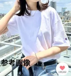 チャンピオン　半そでTシャツ　白T　Tシャツ　匿名配送