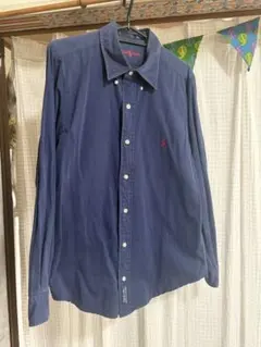 Ralph Lauren ネイビー ボタンシャツ