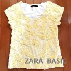 く*う様 美品ZARA BASIC トップス　イエロー