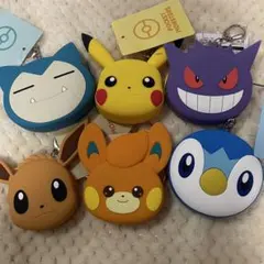 ポケモン シリコンミニポーチ 全種6点セット