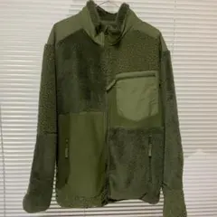 【XL・美品】ユニクロ × エンジニアドガーメンツ フリースジャケット オリーブ