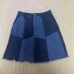 E hyphen world gallery デニム ミニスカート F