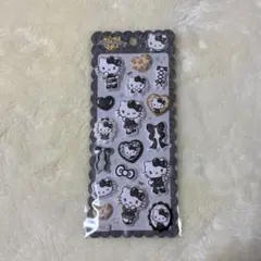 【最安値】もちもちマシュマロシール ハローキティ 黒 ヒョウ柄