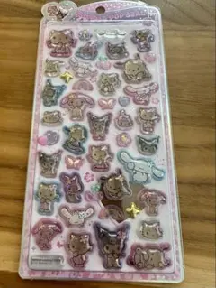 早い者勝ち！うるちゅるポップシール　日焼けサンリオ