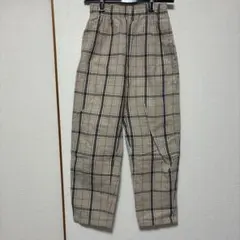 GU チェックパンツ　140