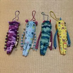 モケケ ぬいぐるみ マスコット 4体セット