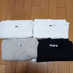 UNIQLO U エアリズムコットンオーバーサイズTシャツ 4枚セット Sサイズ