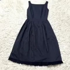 フォクシーワンピース ジャガードチュール フィット＆フレア結婚式 