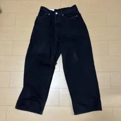 H&M バギーデニム ブラック 29/30