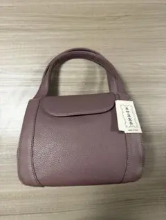 【新品タグ付】2WAY ハンドバッグ ショルダーバッグ ピンクベージュ 合皮