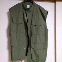 ミリタリールーズベスト　カーキ