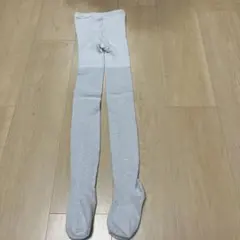ラメタイツ　130-140 キッズ　グレー