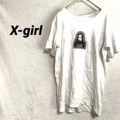 5956K エックスガール ガールプリント Tシャツ 2 白 半袖 ホワイトのサムネイル