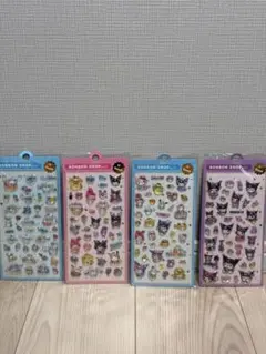 サンリオ硬いうるちゅるシール４枚セット