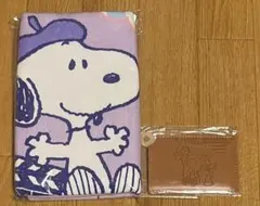 スヌーピー フェイスタオル＆カードミラー セット