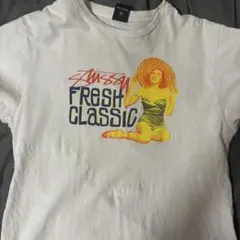 K*D様 old STUSSY 00s Fresh Classic 白 Tシャツ
