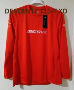 DESCENTE XO 長袖Tシャツ オレンジ