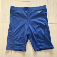 サッカー インナータイツ 青 150