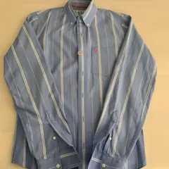 アバクロ　メンズ　ボタンダウンシャツ　ストライプ