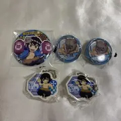 鬼滅の刃　イオン　くら寿司　缶バッジ　ラバーチャーム