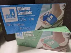 新品未使用 SEA BREEZE シャワーサンダル ブルー ブランドカラー