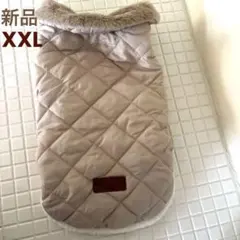 【新品】犬　服　冬　フリースベスト　ベージュ