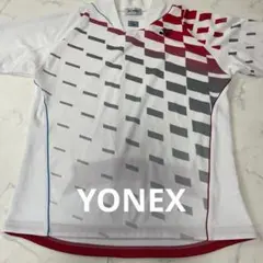 YONEX ゲームシャツ M メンズ 半袖 スポーツ 白 日本製 テニス