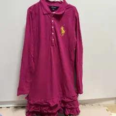 Ralph Lauren ピンク ワンピース M(8-10)